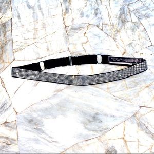Victoria’s Secret Rhinestones Elastic Waistband Crystal Women's 1 In Dress Belt